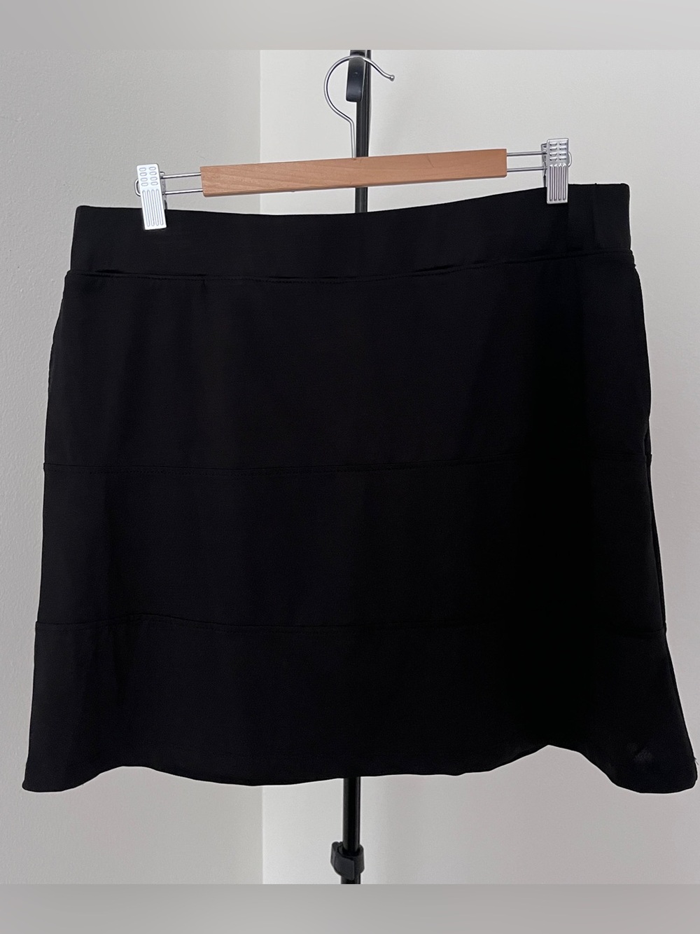 🎾 Court Haley Black Golf Tennis Skort | Sporty + Performance | XL